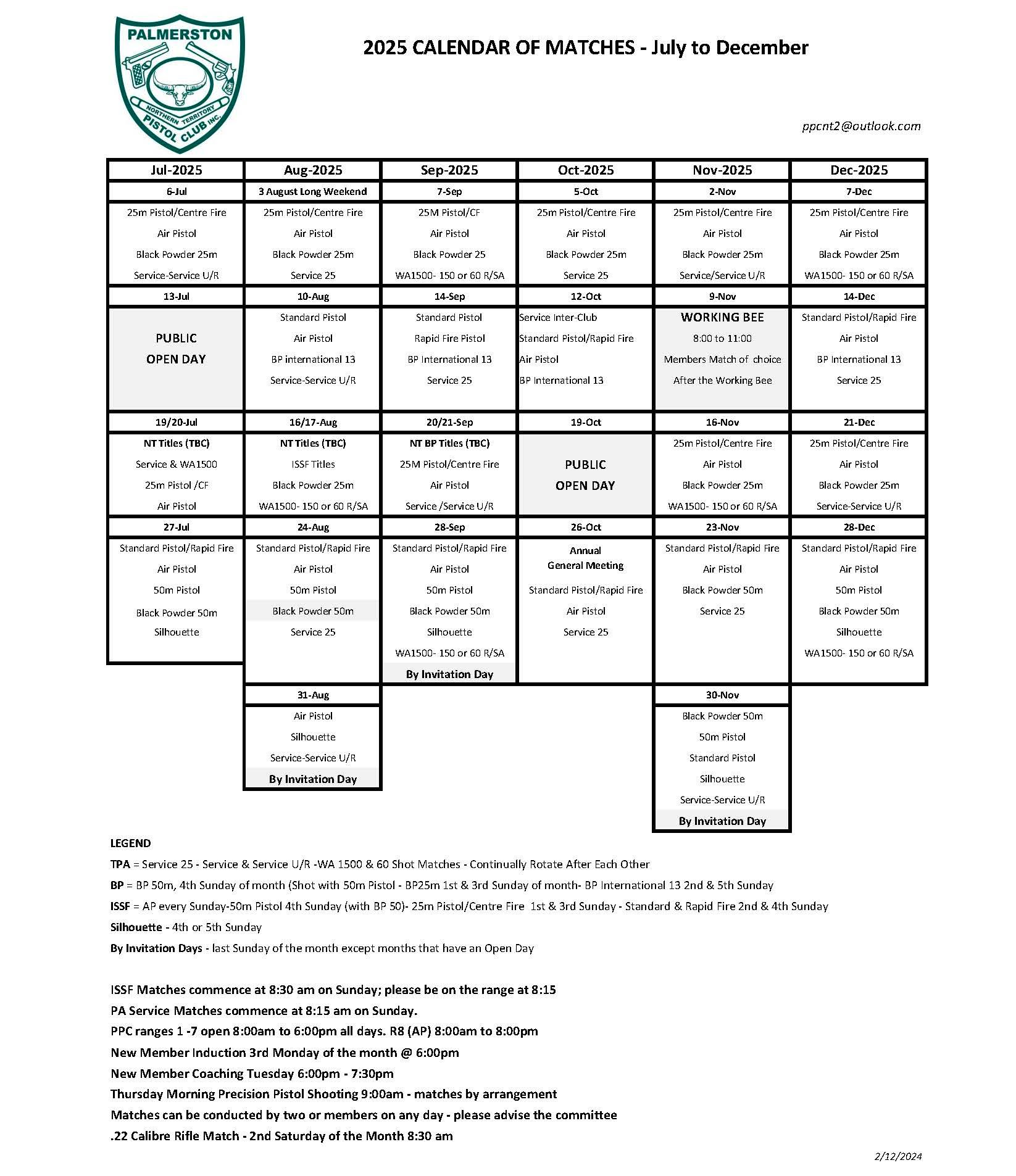2023 calendar, July-December, showing school days, holidays, and activities for the academic year.