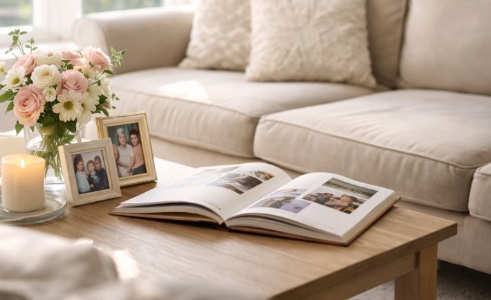 peaceful living room filled with natural daylight streaming through large windows in Lake Zurich