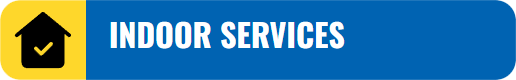 A blue and yellow button that says indoor services