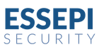 Logo di Essepi Security, azzurro su sfondo neutro