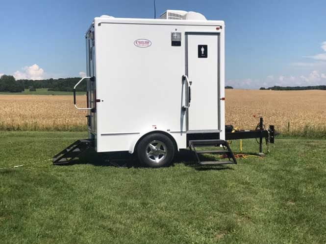 Luxury Bathroom Trailer — Clare, MI — County Wide Septic LLC
