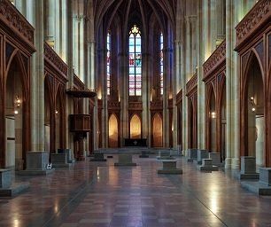 Friedrichswerdersche Kirche, indoor view nave