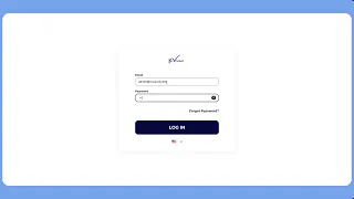 A screenshot of a login page for a website.