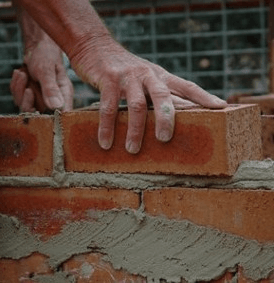 Laying Bricks - Masonry Construction