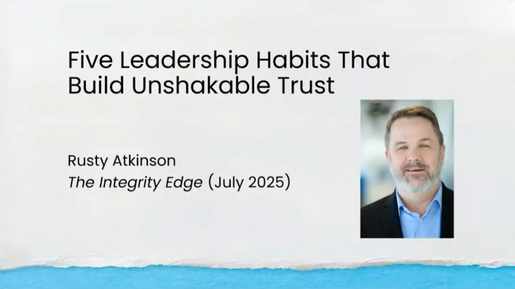 Ethical Leadership in Tech Rusty Atkinson