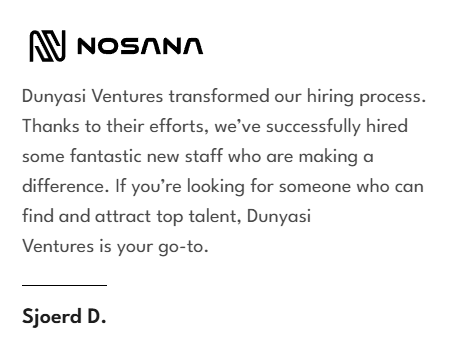 Nosana Testimonial