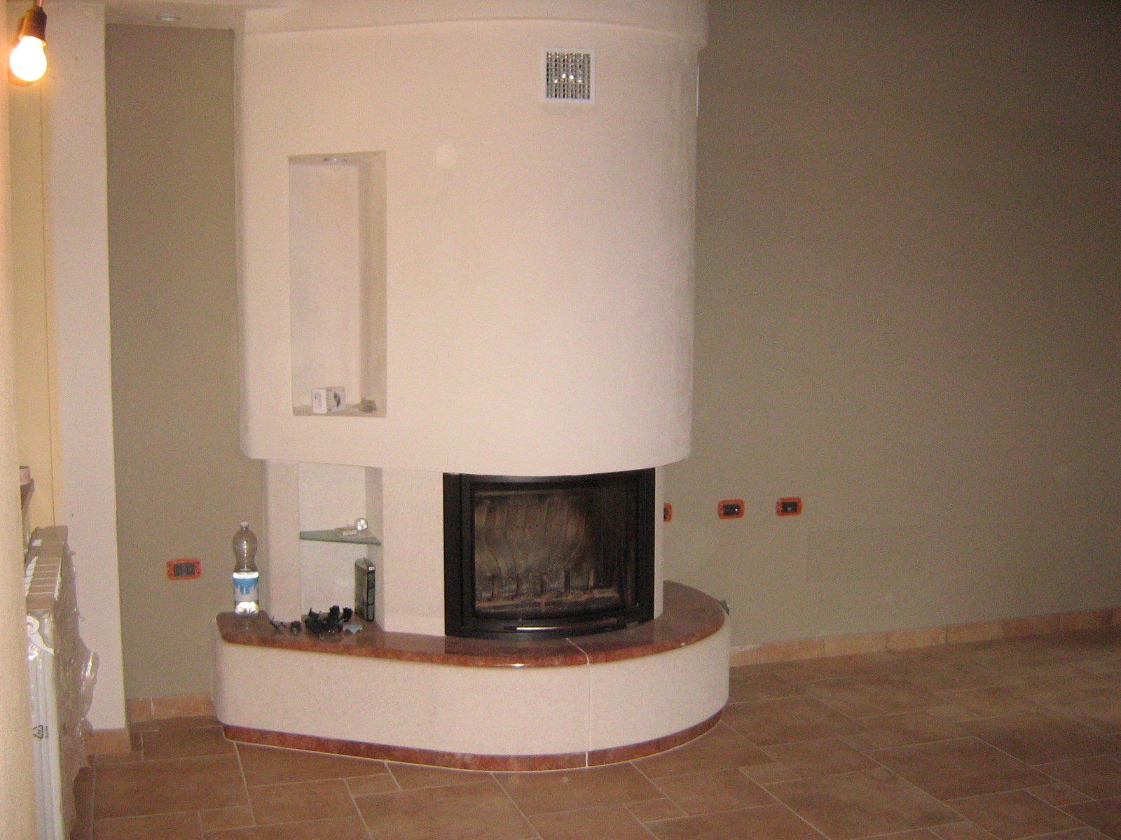 Realizzazione di un camino per interni