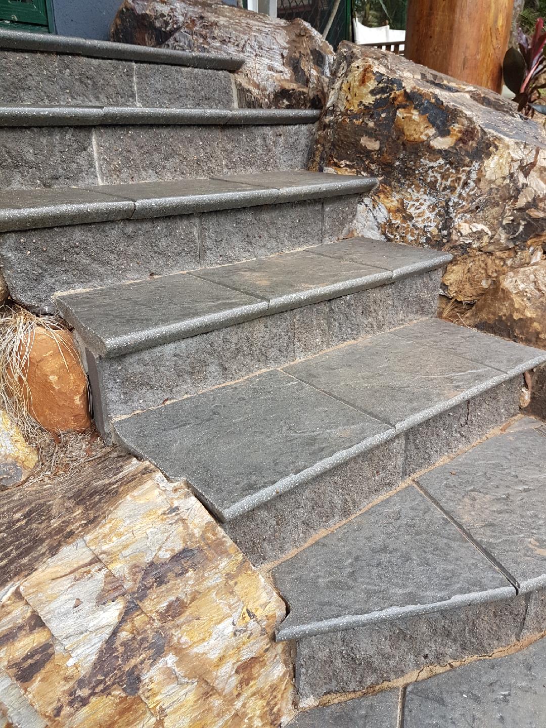 Stone Stairs In Entry — Bruce Jackman’s Advanced Landscapes in Cairns, QLD