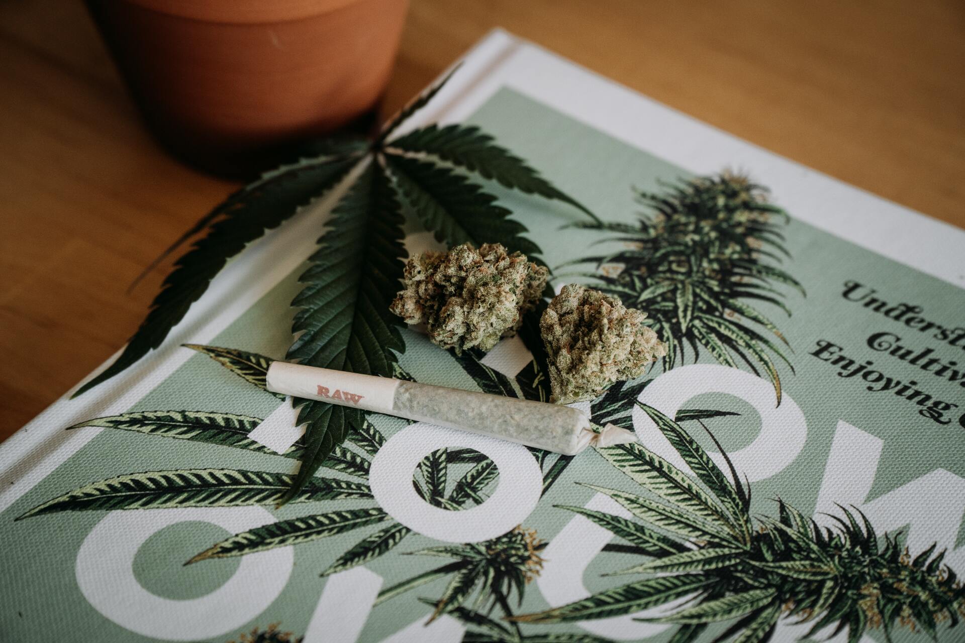 Cannabis and moon