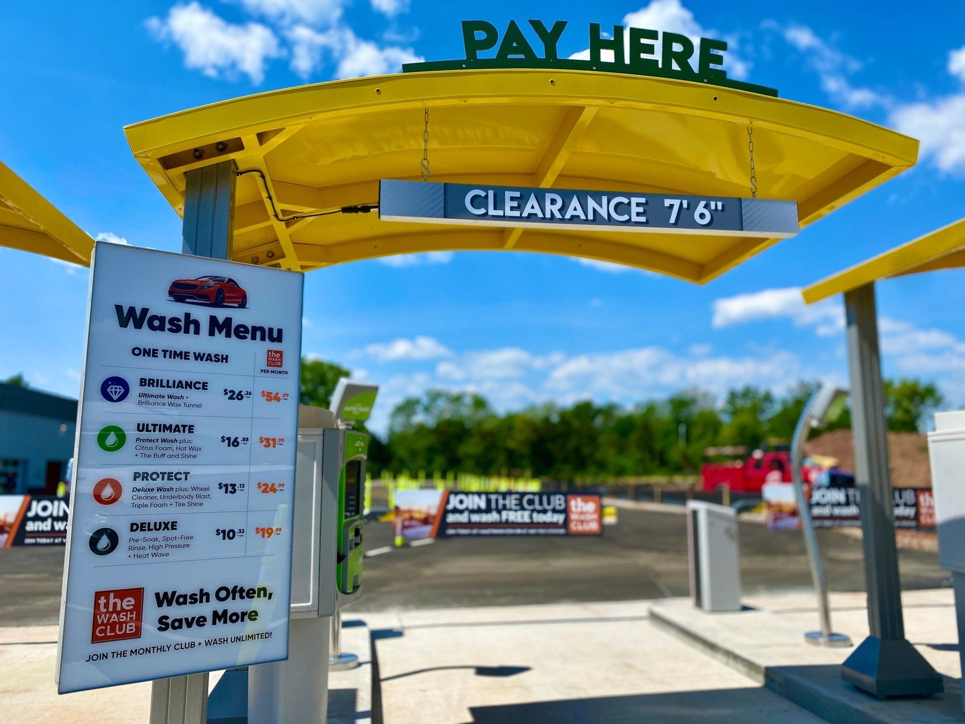car wash pay station