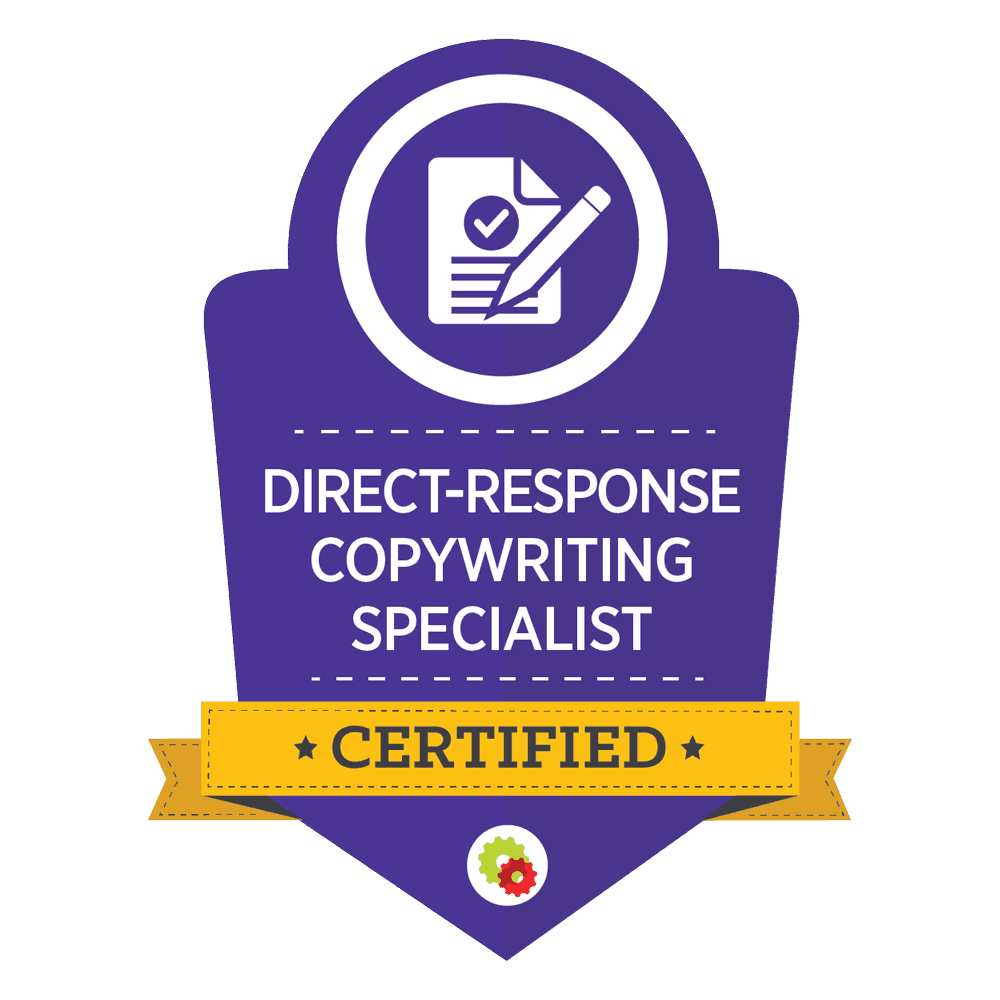 Direct-response copywriting Specialist certified Logo - (see image)