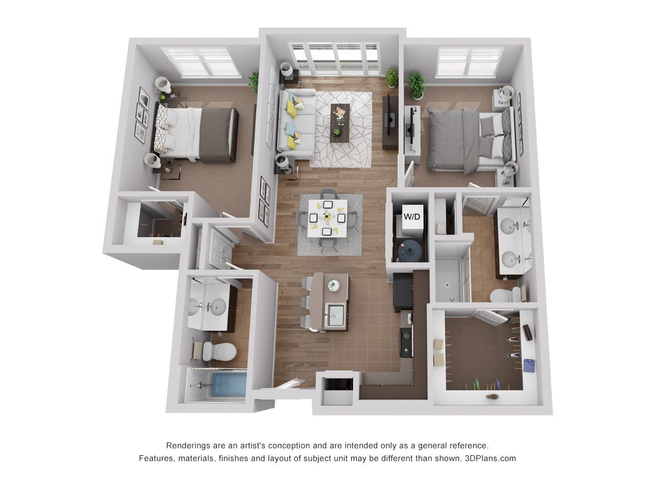 201 Twenty One Floorplan B1