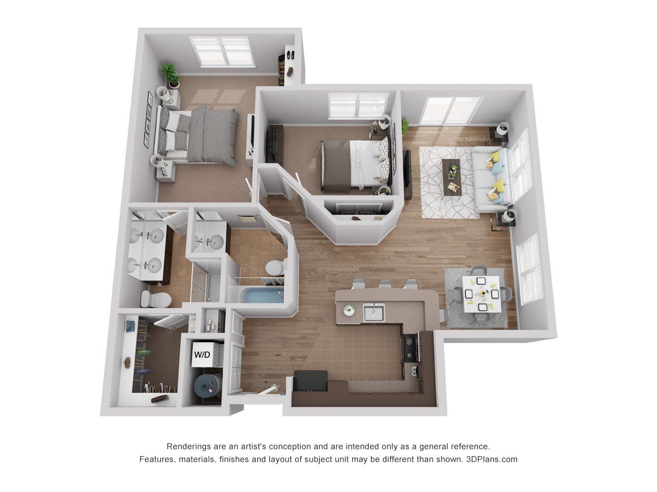 201 Twenty One Floorplan B3