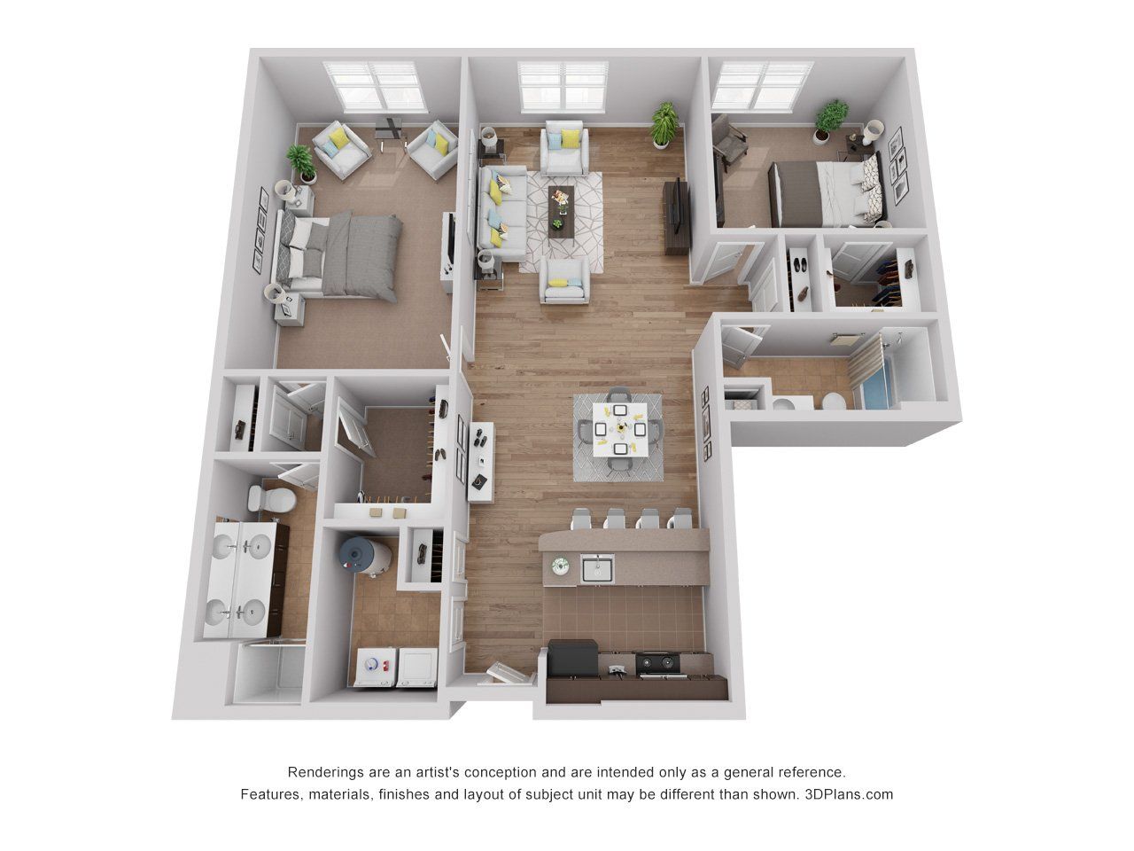 201 Twenty One Floorplan B7