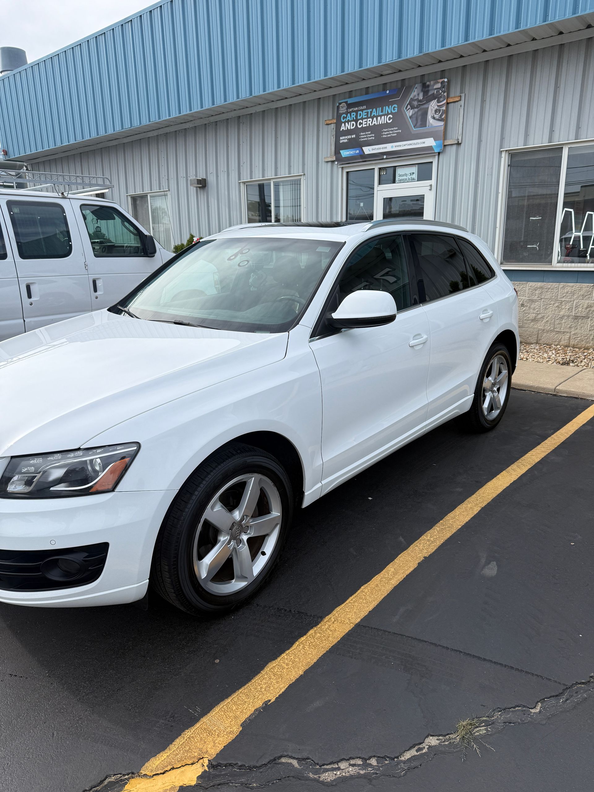 Audi full-service auto detailing in Antioch IL by Captain Coles Detailing.