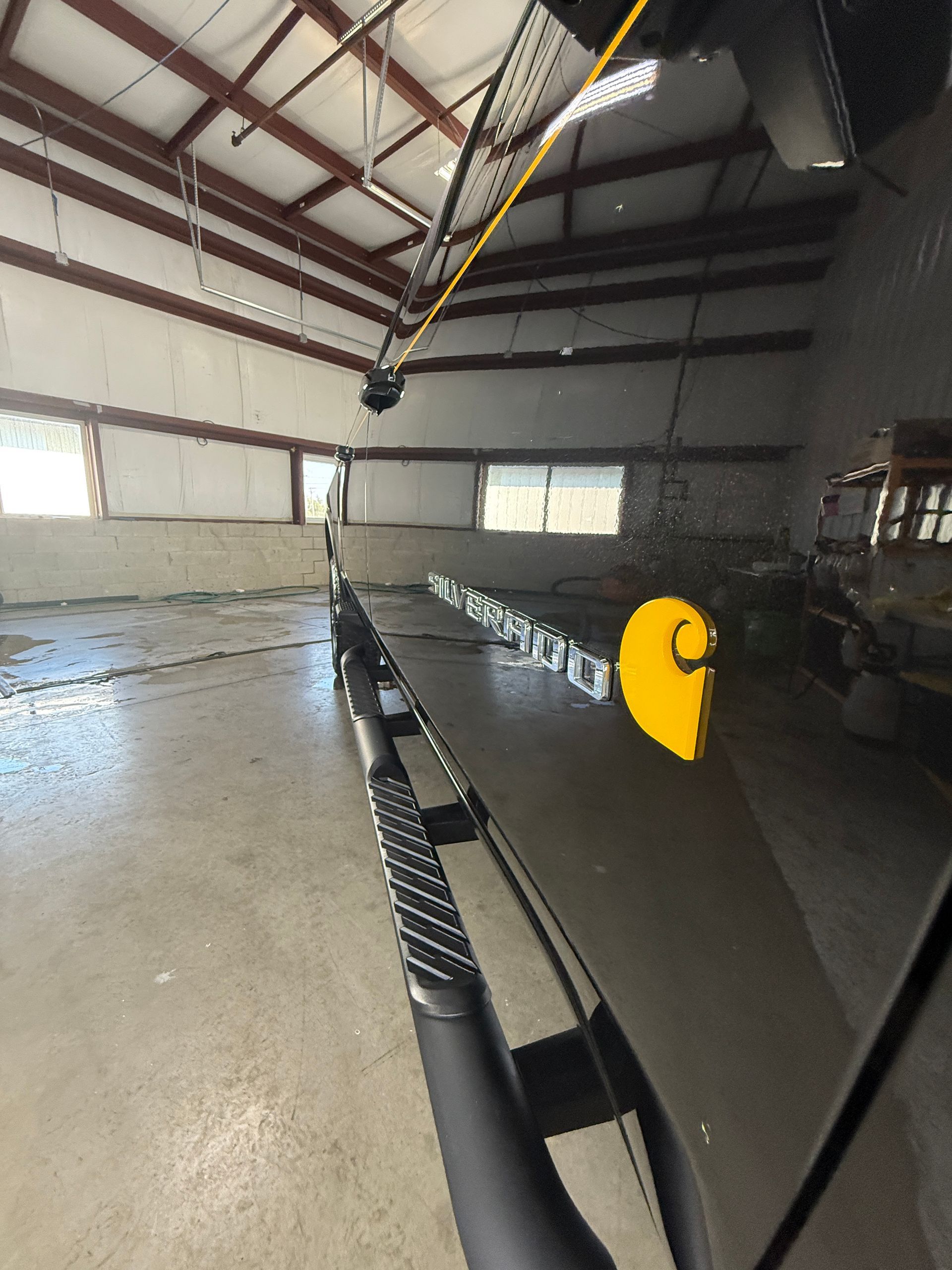 Auto detailing in the Captain Coles Detailing shop bay in Antioch IL.