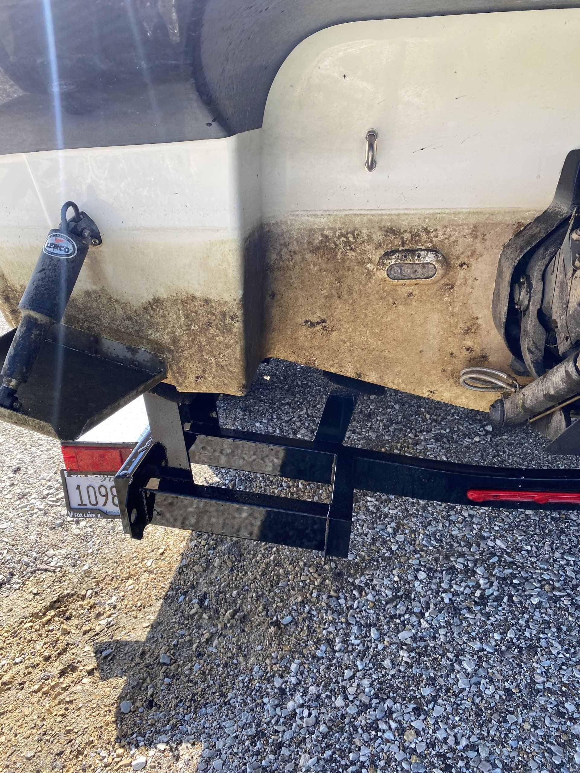 Boat bottom cleaning and hull detailing in Antioch IL by Captain Coles Detailing.