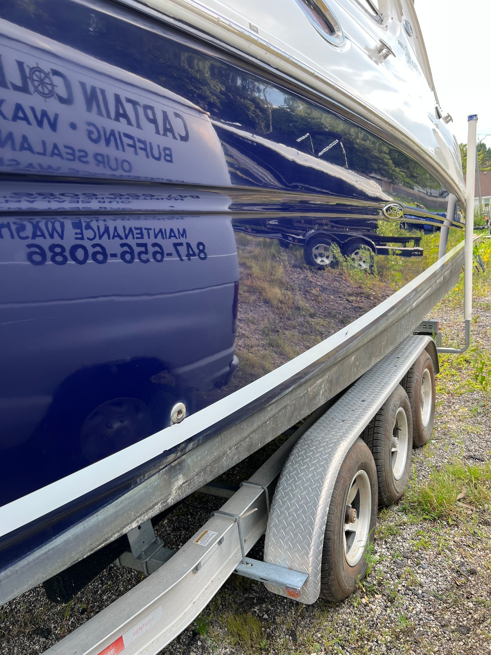 after Captain Coles buffed off the oxidation