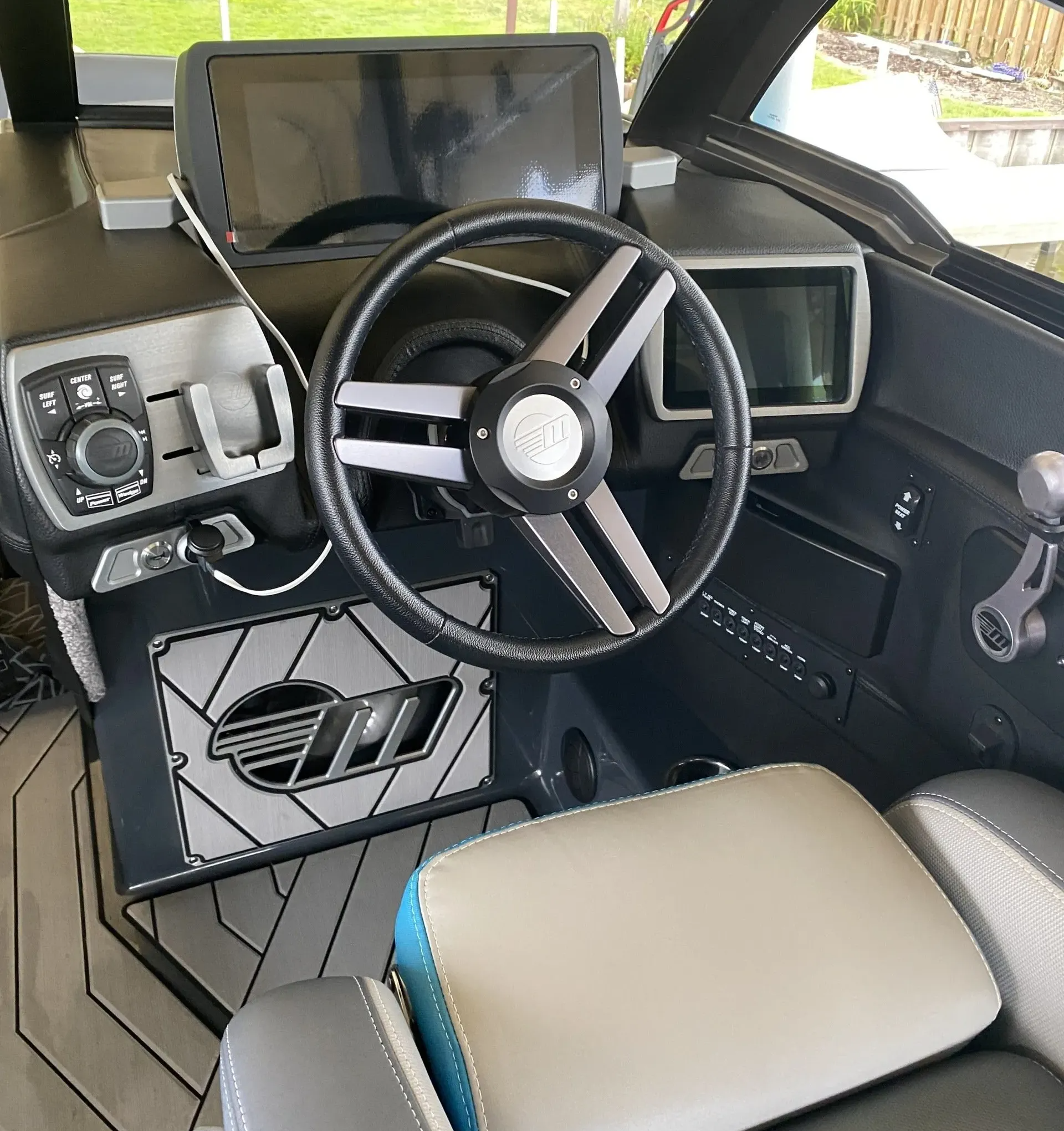 Boat interior deep cleaning and vinyl detailing in Antioch IL by Captain Coles Detailing.