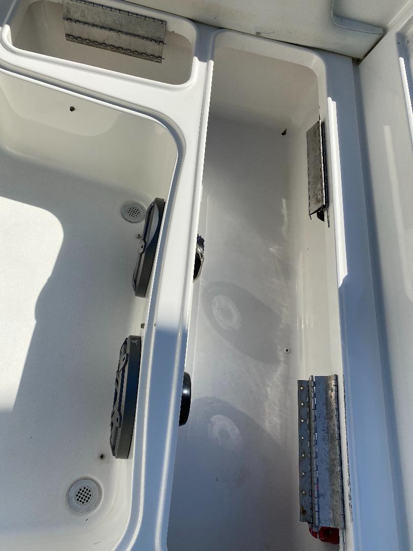 Boat speaker and trim polishing with mobile marine detailing in Antioch IL by Captain Coles Detailing.