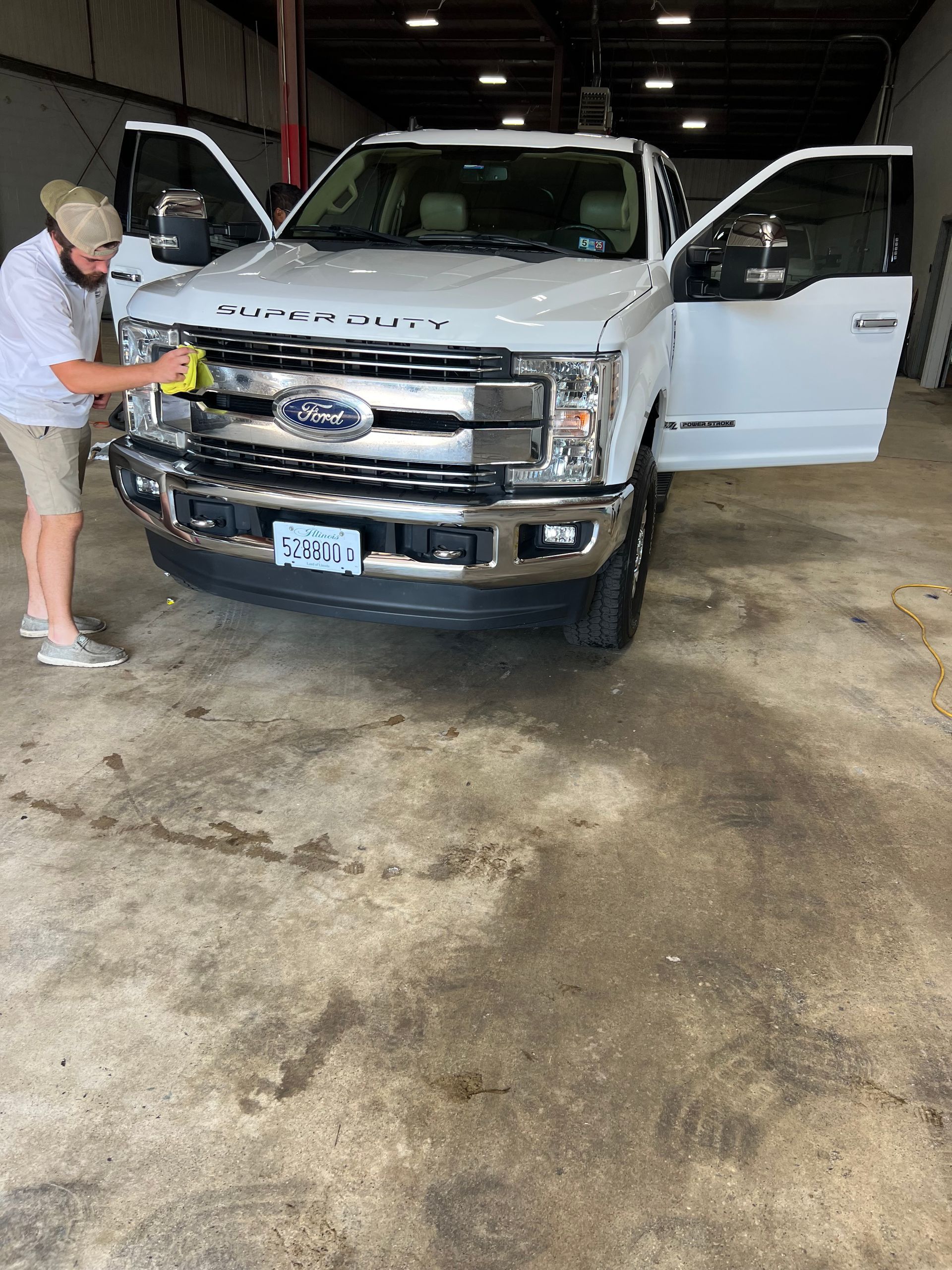 Engine bay detailing and degreasing in Lindenhurst IL by Captain Coles Detailing, mobile detailing experts.
