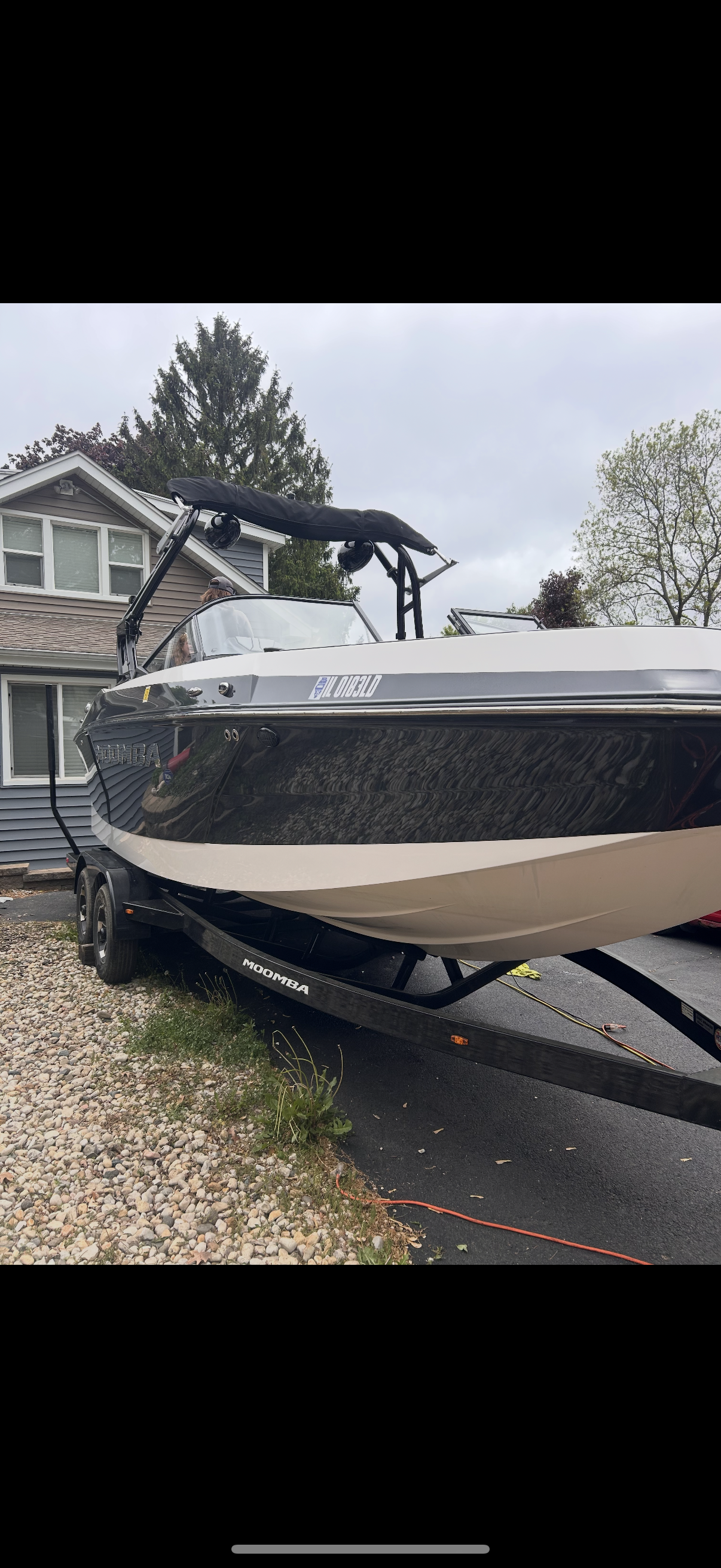 Pontoon boat detailing and cleaning in Spring Grove IL by Captain Coles Detailing.