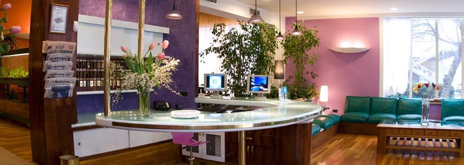 Reception dell'albergo