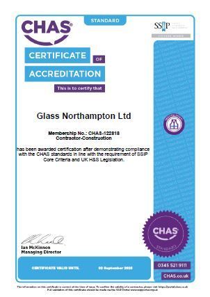 Chas accreditation certificate
