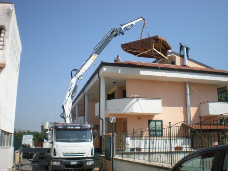 fasi di appoggio struttura in legno