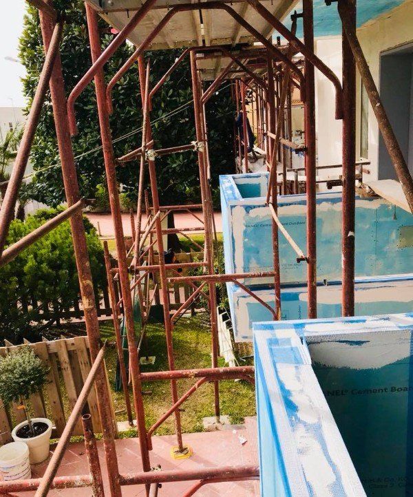 lavoro di isolamento facciata