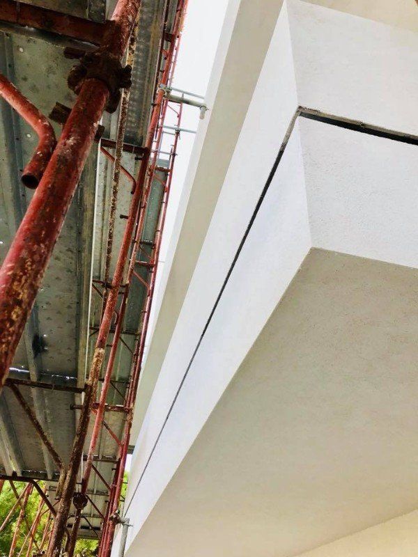 ponteggio per manutenzione facciata