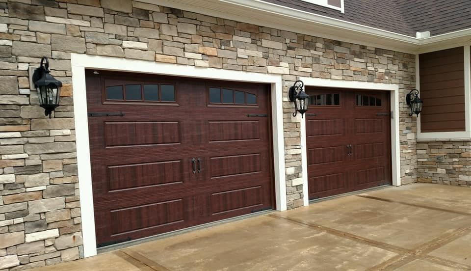 Two Wooden Garage Door — Morristown, TN — Lakeway Door & Glass Inc.