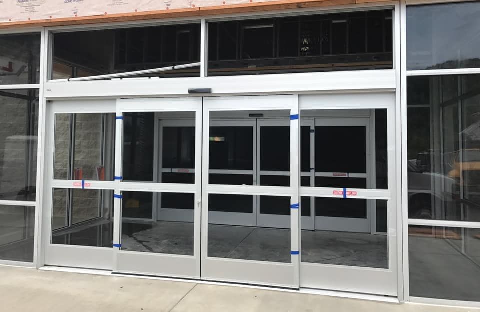 White Frame of Storefront — Morristown, TN — Lakeway Door & Glass Inc.