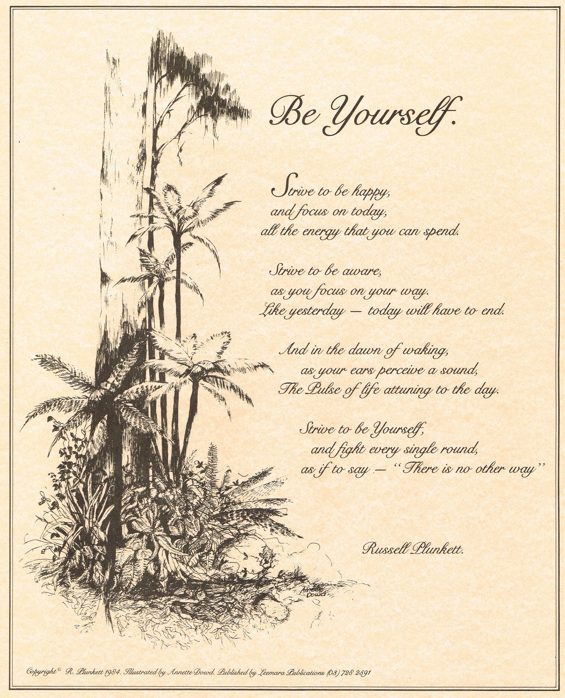 Be-Yourself-Poem