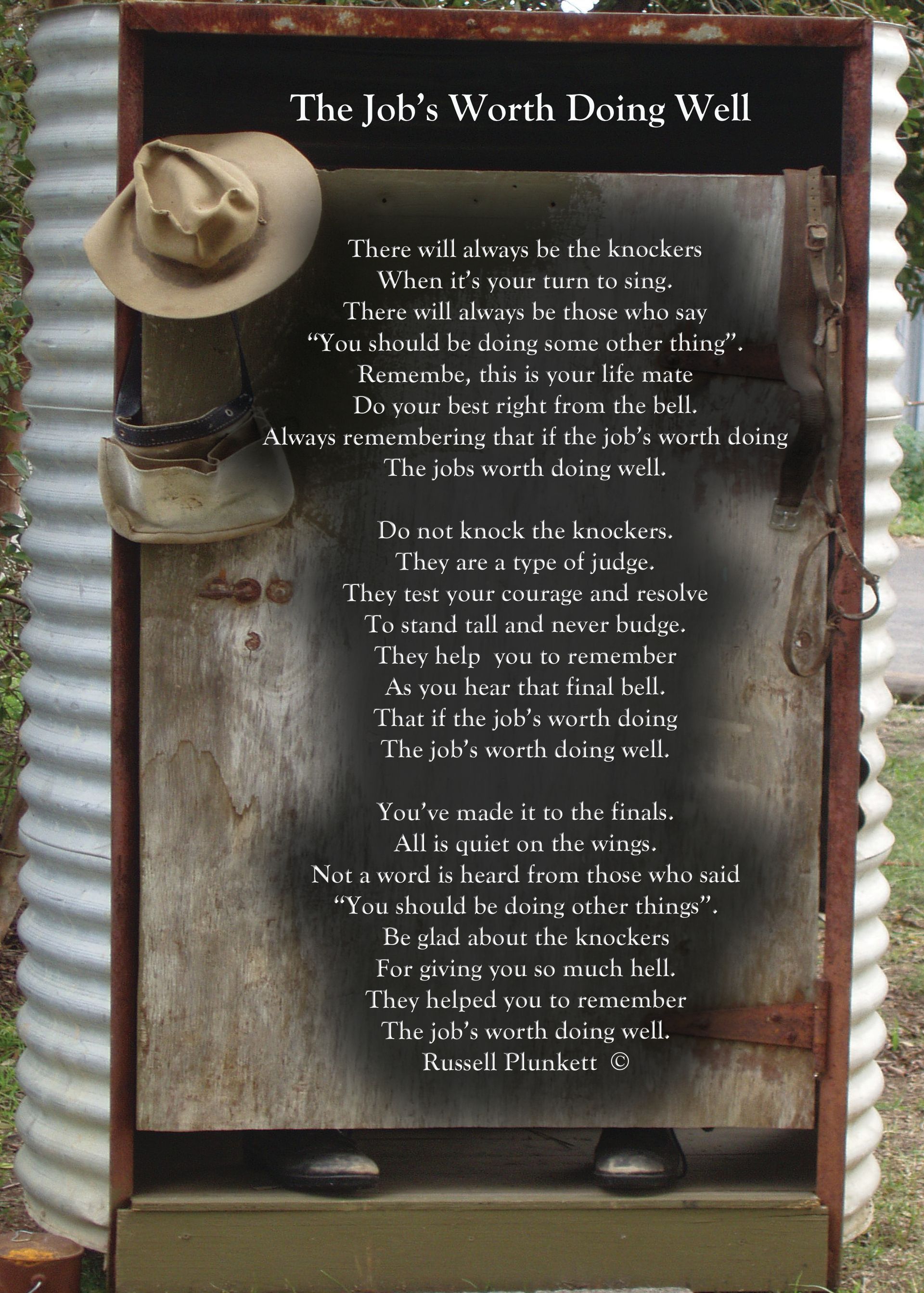 POSTER_THE_JOB-S_WORTH_DOING_WELL