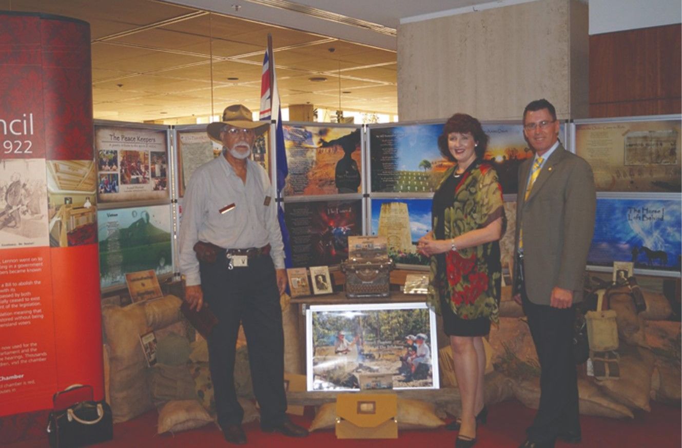 Anzac Exhibition in QLD Parliament