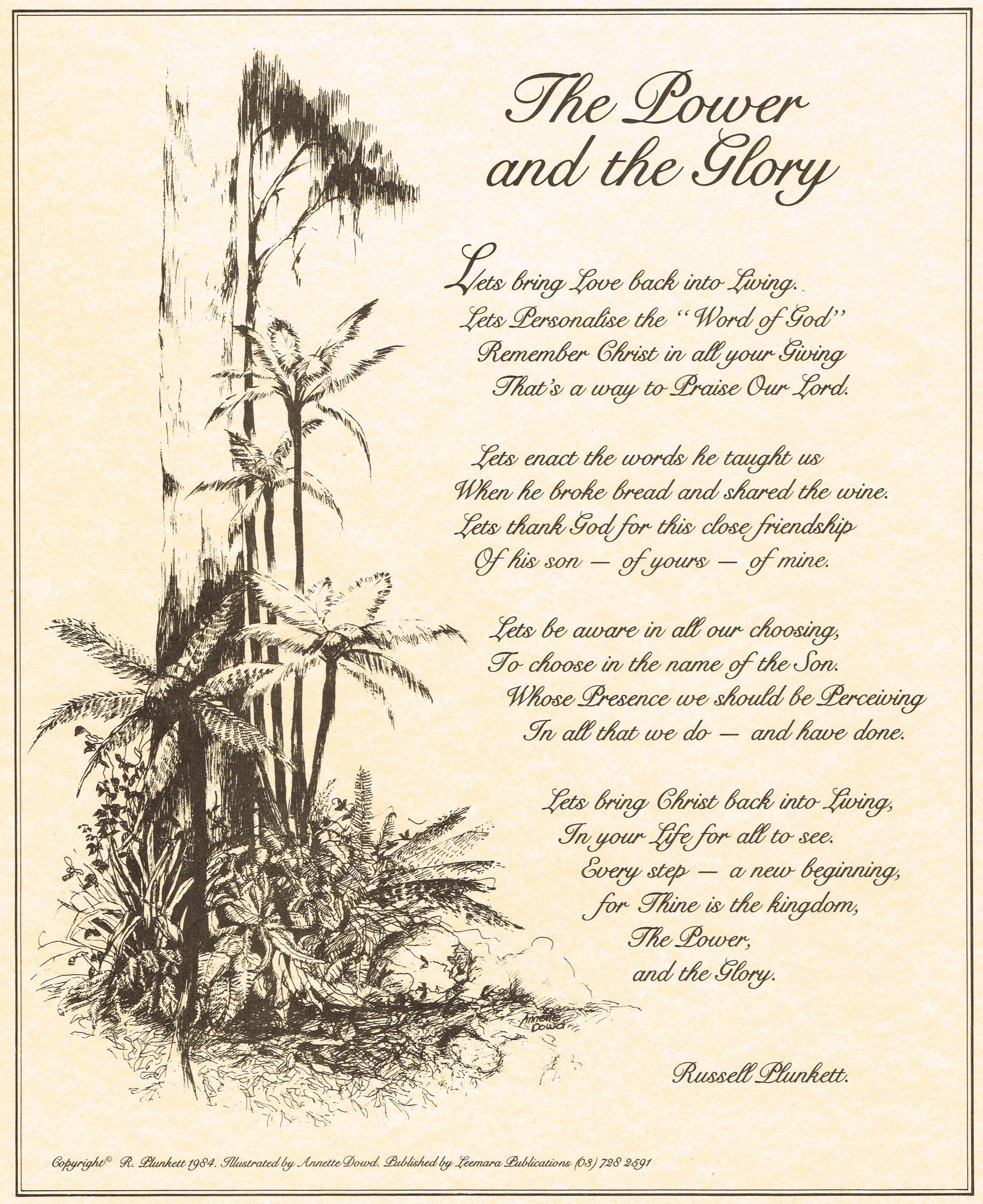 The-Power-and-the-Glory-Poem