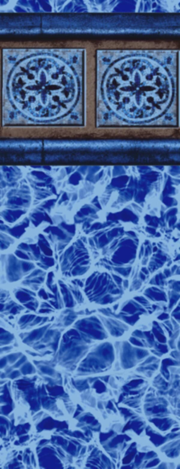 Blue Circles Tile Design — Clinton Township, MI — Bob Clement Pool Service LLC