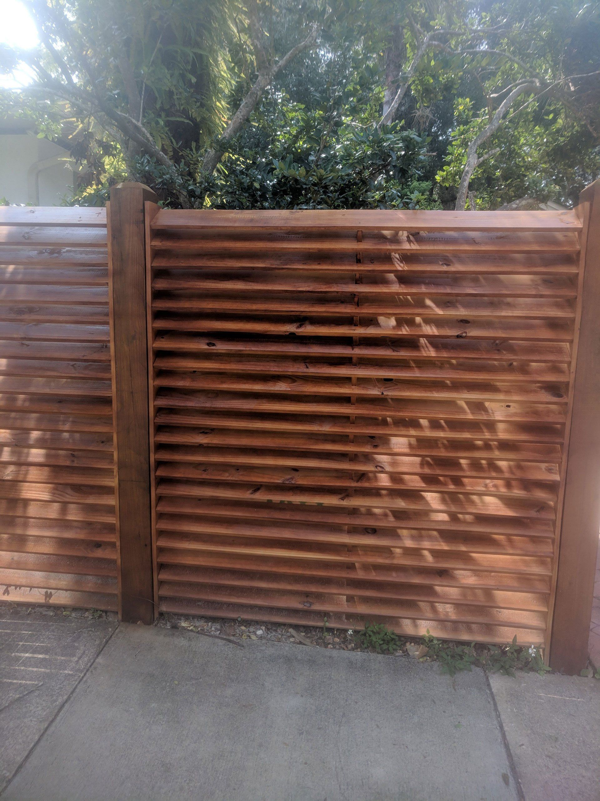 Wooden Privacy Fencing