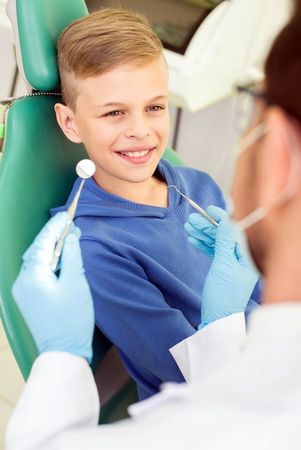 Little Boy at Dentist's Clinic — Turvey Park, NSW — Bright Smiles