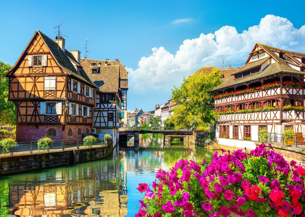 Vue sur la petite France à Strasbourg