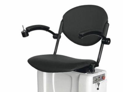 sedile girevole per servoscala