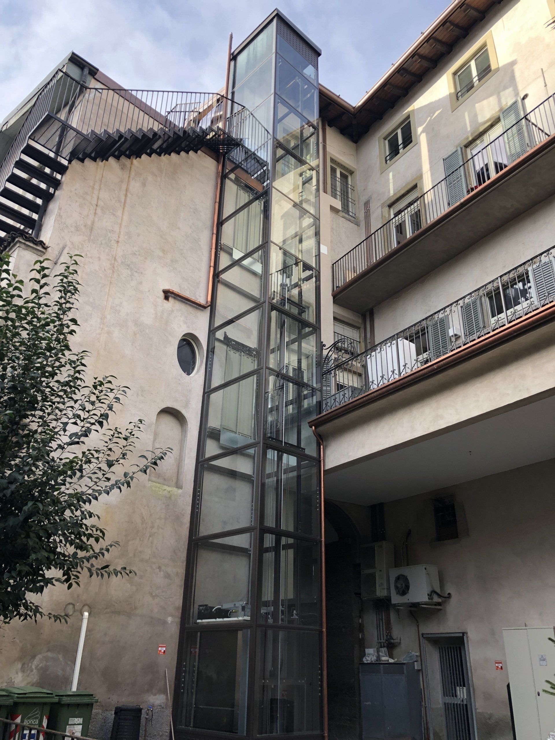 Installazione ascensori esterni