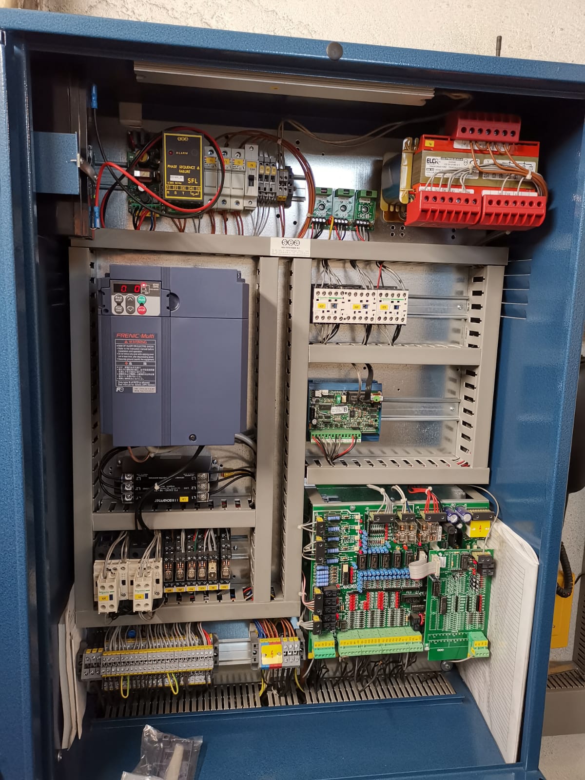 Comandi macchina elevatrice