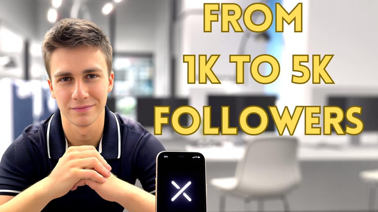 How to Go From 1,000 to 5,000 Followers on X (Twitter)