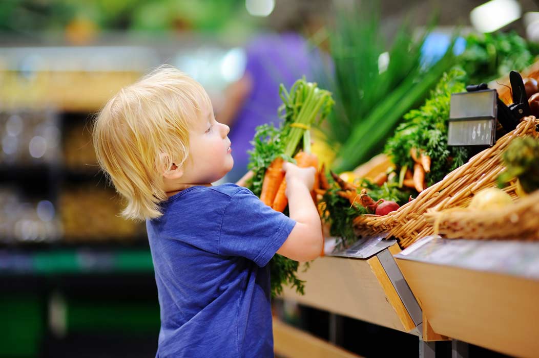 Boy in Supermarket — Child Care in Rock Island, IL
