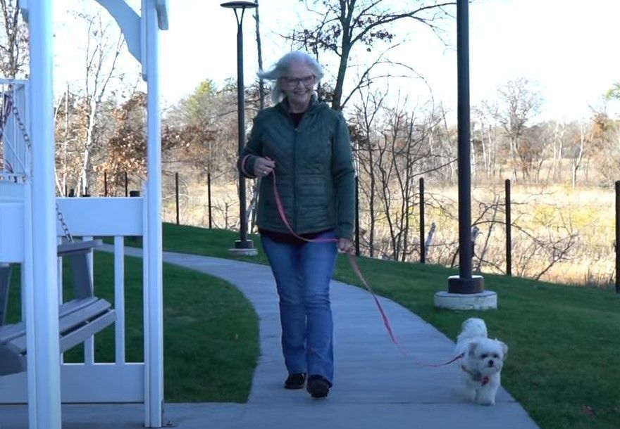 walking dog