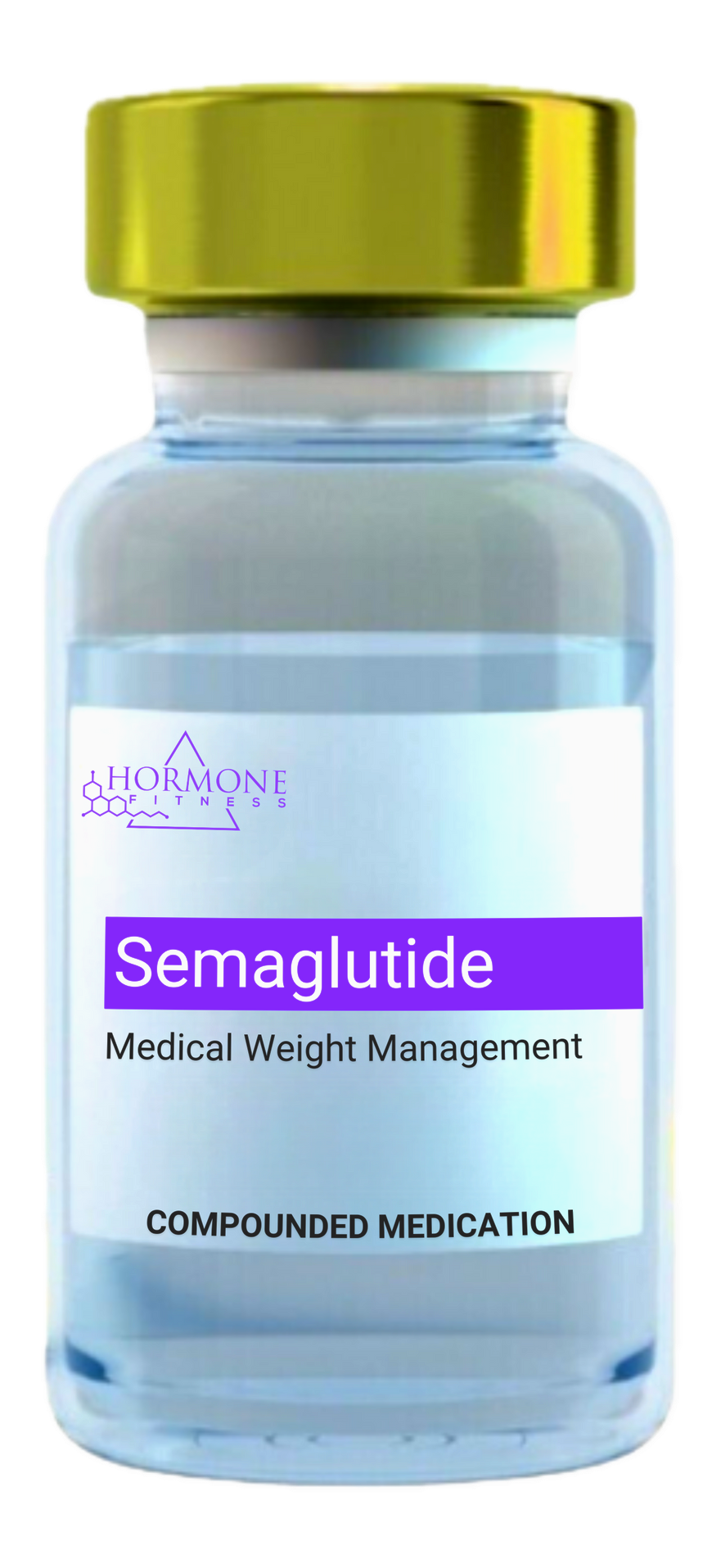 A vial of semaglutide medical weight management compounded medication