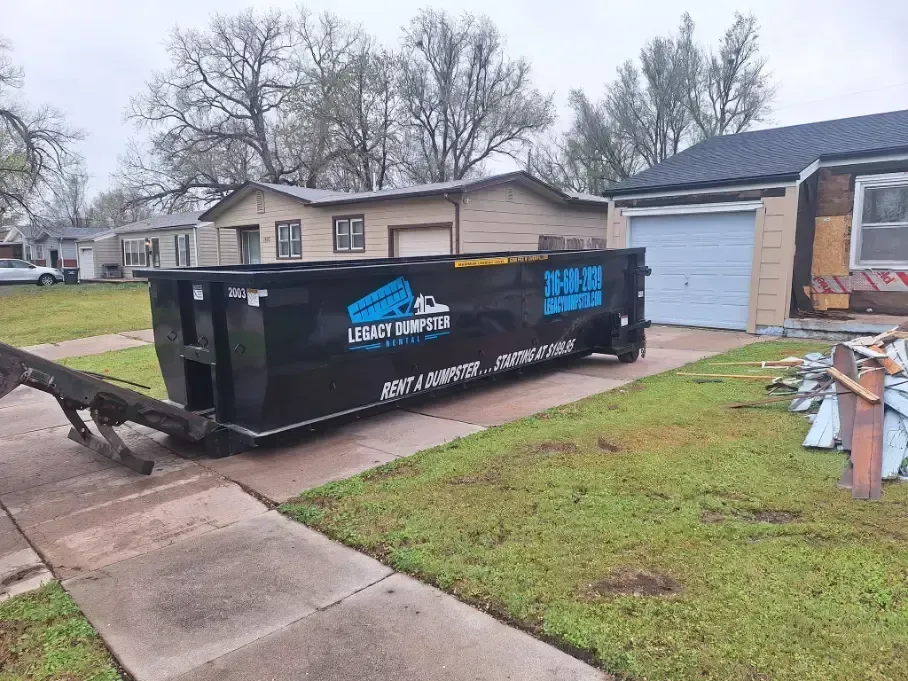 People Trust Us For Dumpster Rental in Derby KS