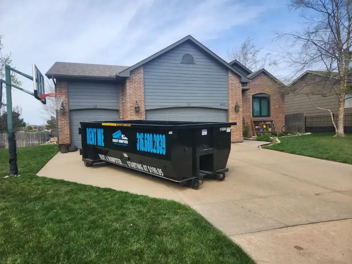 Residential Dumpster Rental in Derby, KS